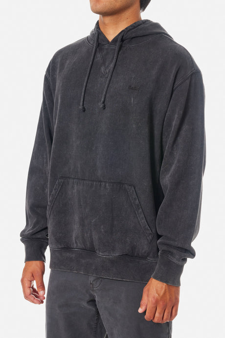 Katin Emb Hoodie - Black Sand Wash