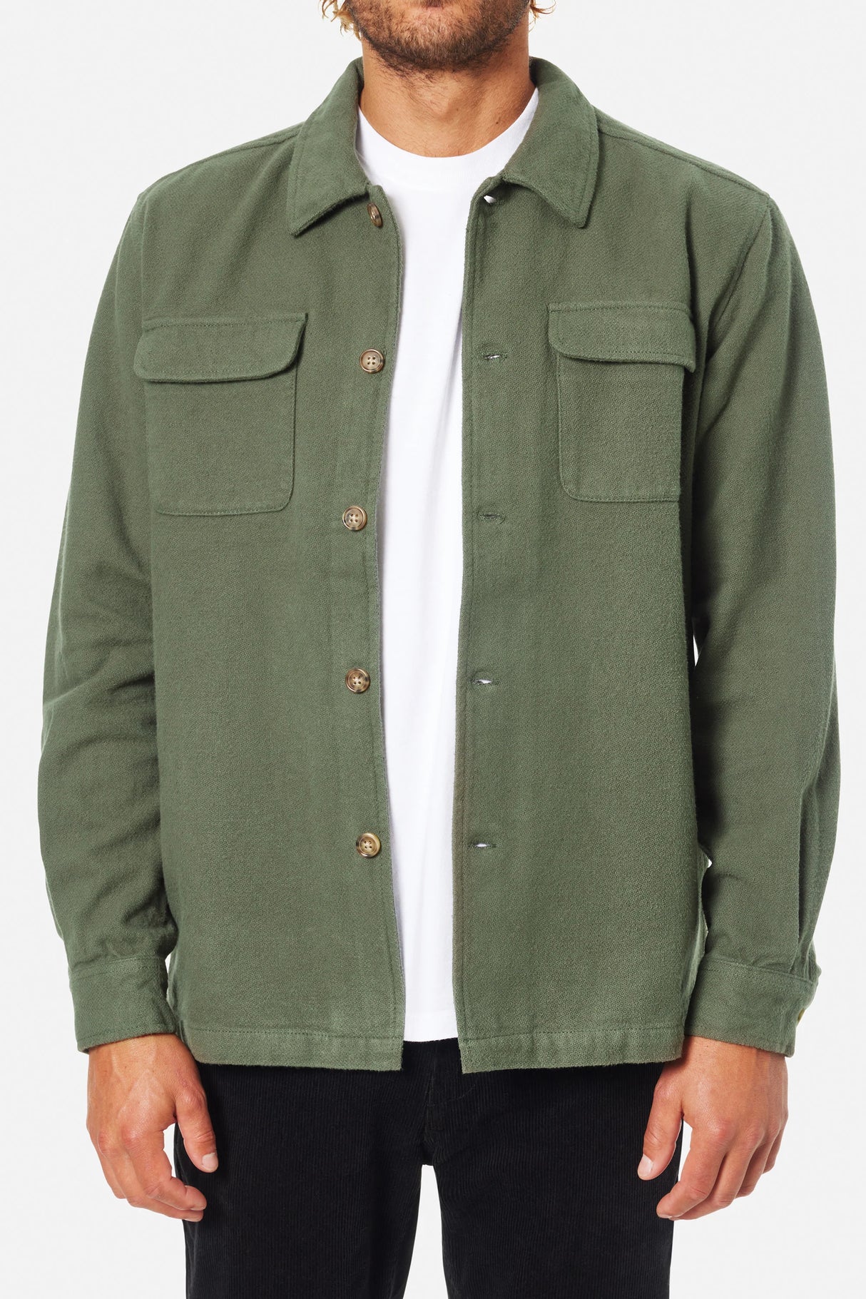 Katin Shiloh Solid Flannel - Thyme