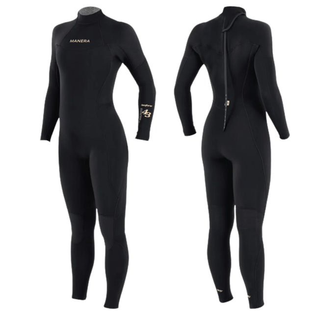 Manera Women's Seafarer Back Zip Wetsuit - Black