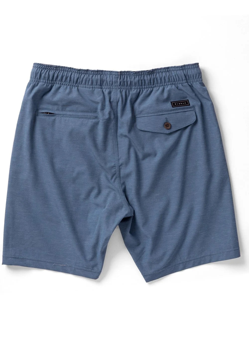 Vissla Hemp No See Um Eco 18' Elastic Walkshort - Tidal Blue