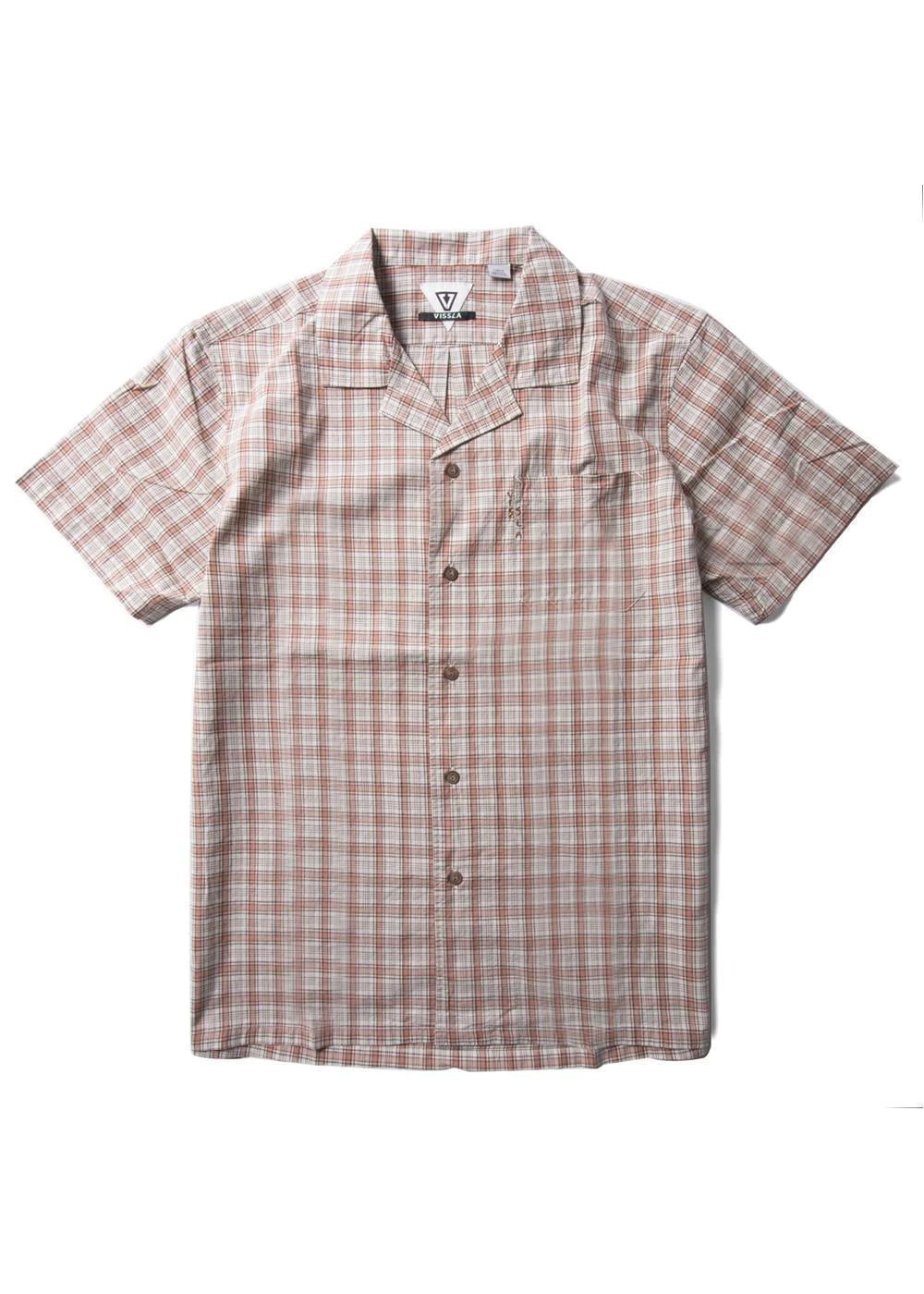 Vissla Undefined Lines Eco Ss Shirt - Clay