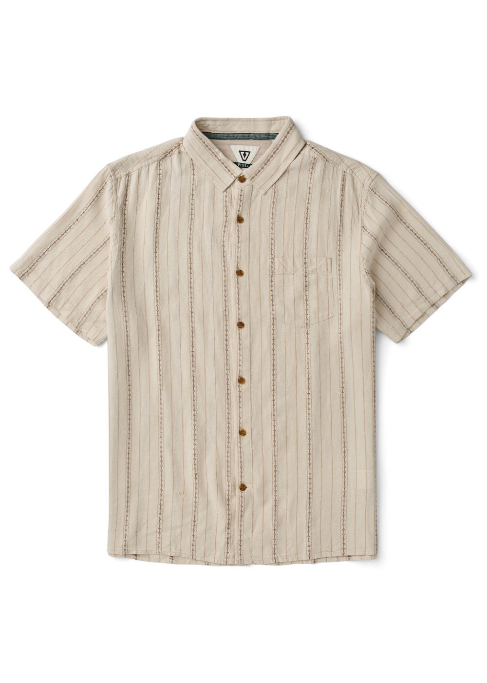 Vissla Linen Pin SS Shirt
