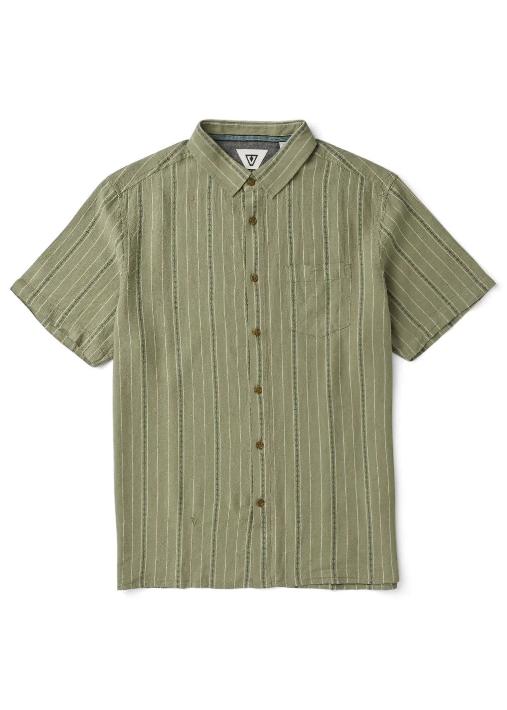 Vissla Linen Pin SS Shirt