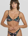 Volcom Dream In Bloom Twist V Neck Bikini Top