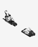Salomon N Strive 12 GripWalk ski bindings in black and white, toe and heel pieces