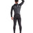 Body Glove Phoenix 4/3mm men's black back-zip fullsuit wetsuit rear view