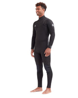 Body Glove Phoenix 3/2mm men's black chest-zip fullsuit wetsuit, front view