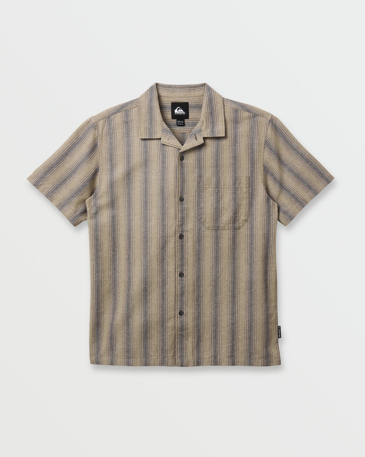 Quiksilver Oxford Stripe Casual Short Sleeve