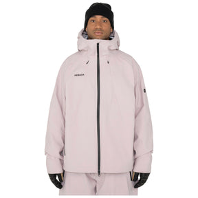 Armada men's ski jacket with hood, front zip closure, and minimal branding on chest