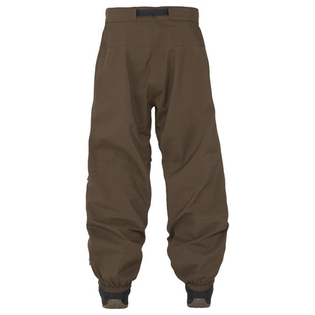 Armada Chromatic 3L ski pants rear view with elastic cuffs and waist buckle