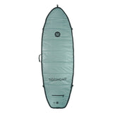 Ride Engine Solar Shield Mid-Length surfboard bag with padded quilted exterior and carry handles