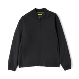 Roark men's bomber jacket with zip closure, stand collar, and side pockets