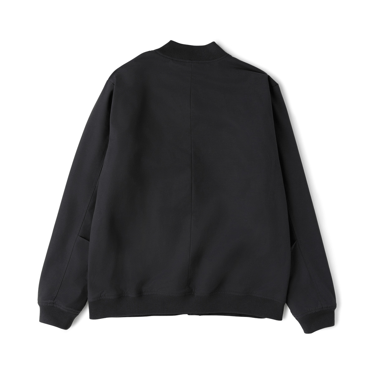 Roark Men's Layover Bomber jacket shown from the back on a white background.