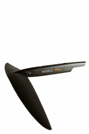 Code Foils 530 R2 matte black carbon fiber front wing hydrofoil side view