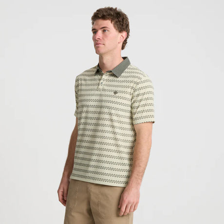 Roark Men's Bless Up Breathable Stretch Polo Shirt