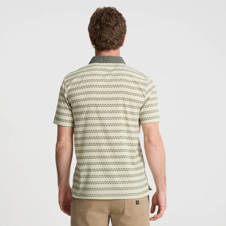 Roark Men's Bless Up Breathable Stretch Polo Shirt