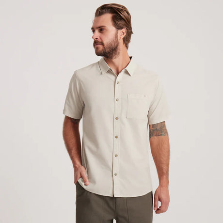 Roark Men's Made To Fade Short Sleeve Button Up