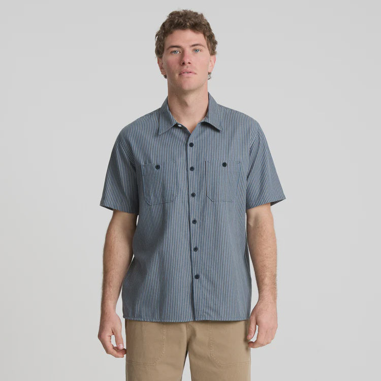 Roark Burnt Short Sleeve Button Up Shirt