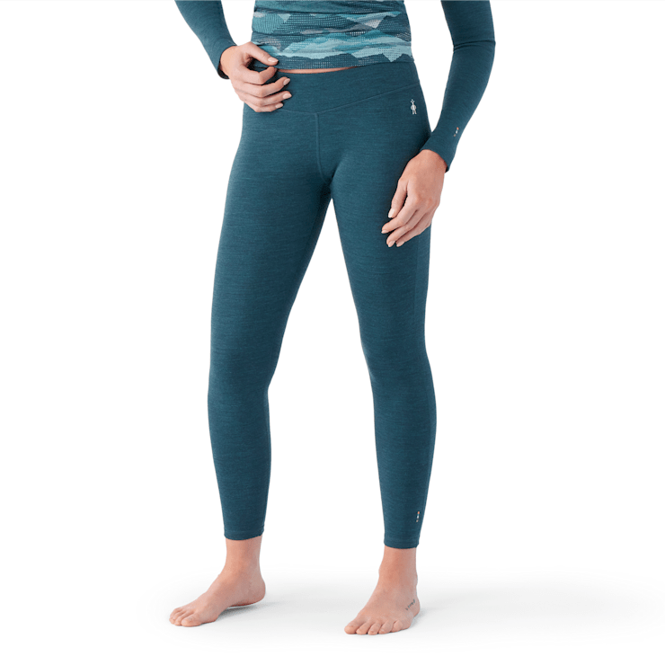 Smartwool Women's Classic Thermal Merino Base Layer Bottom - Twilight Blue Heather