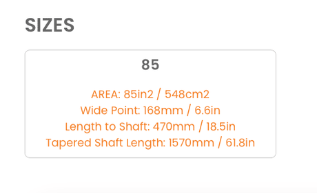 Code Foils Paddle Blade Medium - Doug's Hood River
