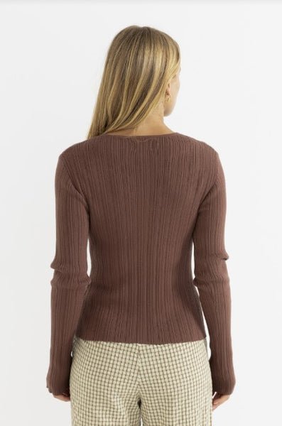 Rhythm Women's Essential Long Sleeve Knit Top