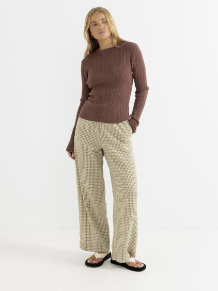 Rhythm Women's Essential Long Sleeve Knit Top