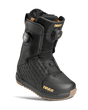 ThirtyTwo Lashed Double BOA women's snowboard boot in black with gold accents and gum sole