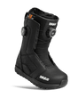 ThirtyTwo STW Double BOA women's black snowboard boot with dual BOA dials and faux fur lining