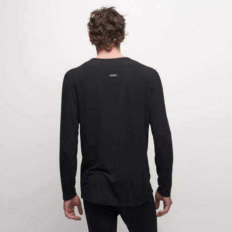 Lebent Mens Core 200 Crew - Black