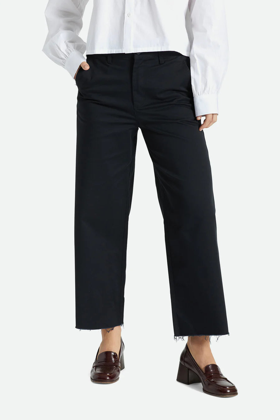 Load image into Gallery viewer, Brixton Victory Wide Leg Pant - Black
