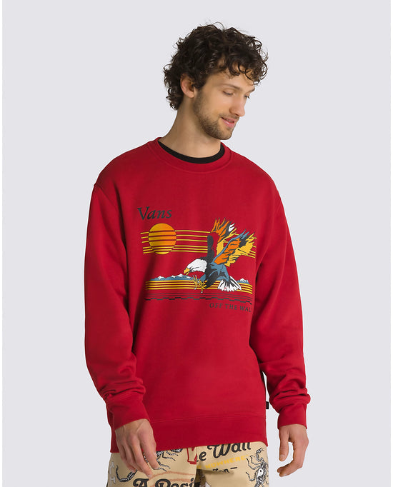 Vans Sunset Crew Sweatshirt - Chili Pepper