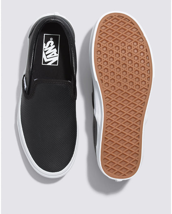 Vans Perf Leather Slip-On Shoe - Black