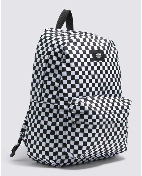 Vans Old Skool H20 Check Backpack - BLACK/WHITE