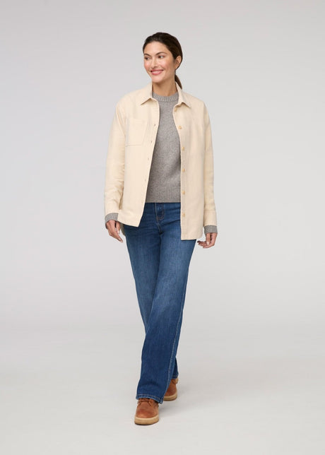 Duer Women's No Sweat Moleskin Overshirt