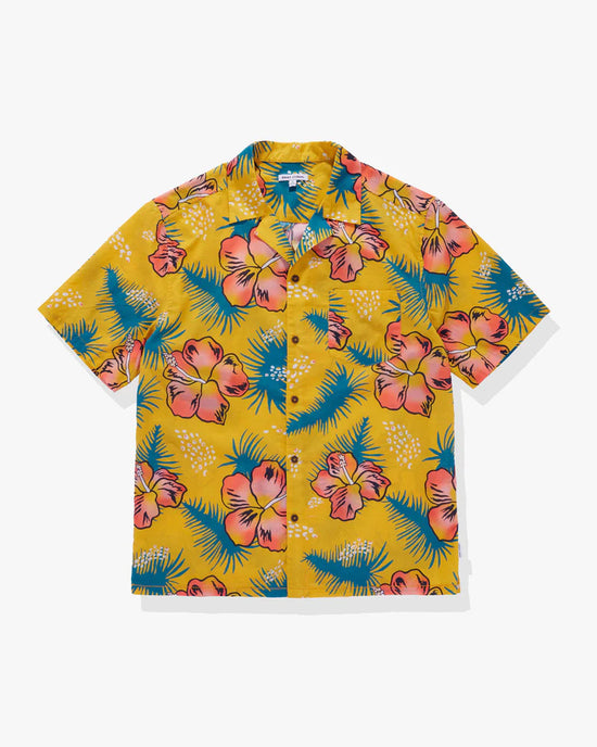 Banks Journal Prim Short Sleeve Woven Shirt - Mango