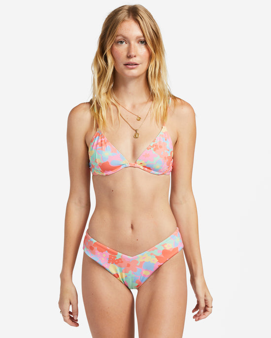 Billabong Coast Is Clear Fiji Skimpy Bikini Bottoms - Multi