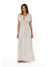 Amuse Society Peace & Love Woven SS Dress - Linen