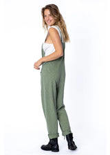 Amuse Society Roadie Knit Jumpsuit - Fatigue