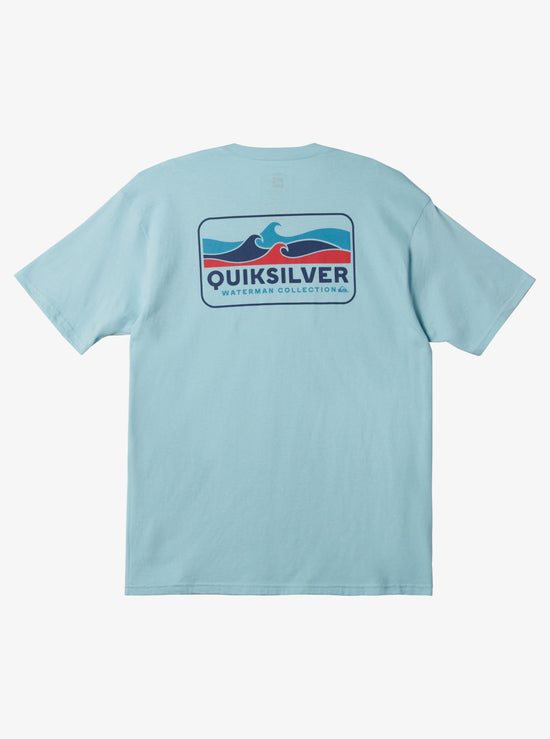 Quiksilver Waterman Choppy Seas T-Shirt - Aquatic 