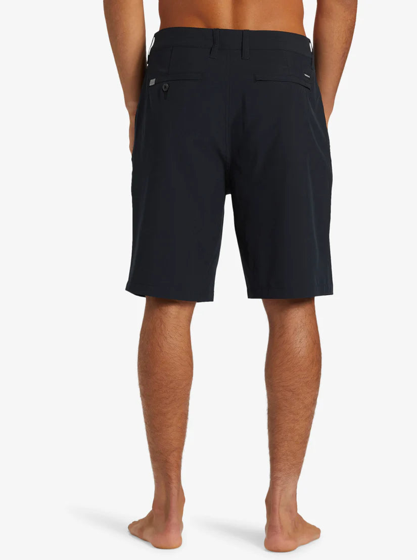 Quiksilver Everyday Union Heather Amphibian 20" Hybrid Shorts - Black