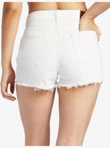 Roxy New Swell Denim Shorts - Snow White