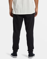 Billabong All Day Elastic Waist Sweatpant - Black/Black