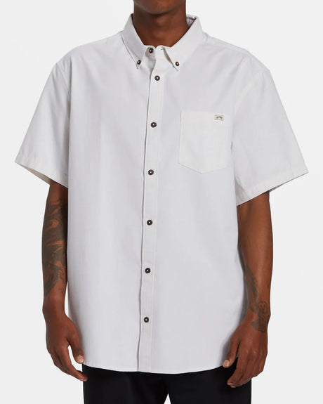 Billabong All Day Short Sleeve Woven Shirt - Chino