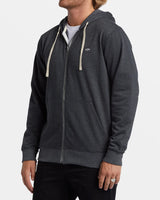 Billabong All Day Zip-Up Hoodie - Black Heather