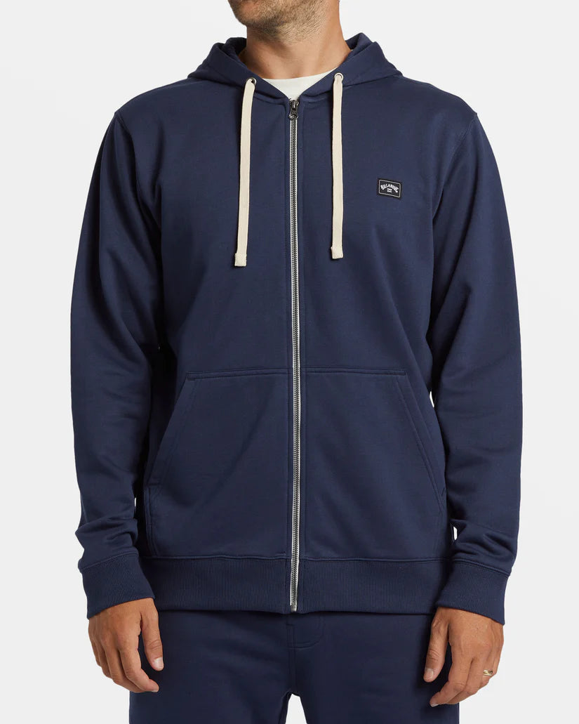 Billabong All Day Zip-Up Hoodie - Dusty Navy