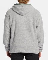 Billabong Badger Half Zip Hoodie - Grey Heather