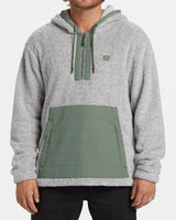 Billabong Badger Half Zip Hoodie - Grey Heather