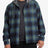 Billabong Baja Hooded Flannel Shirt- Fern