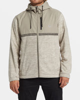 Billabong Boundary Lite Zip-Up Hoodie - Oatmeal Heather