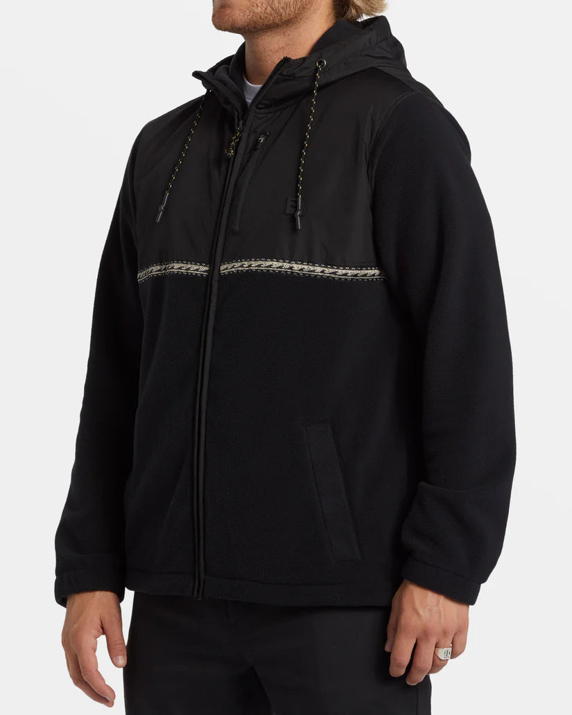 Billabong Boundary Lite Zip-Up Hoodie - Black